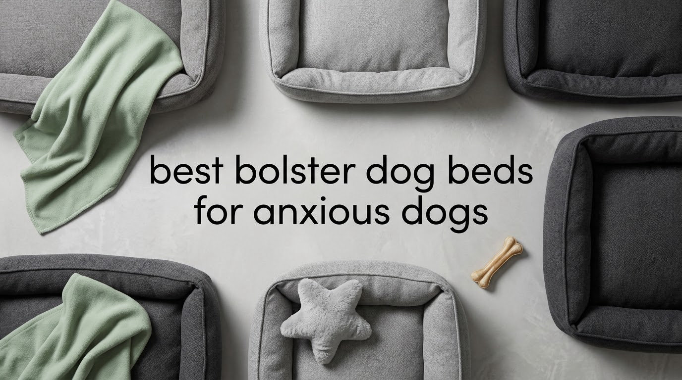best bolster dog beds for anxious dogs