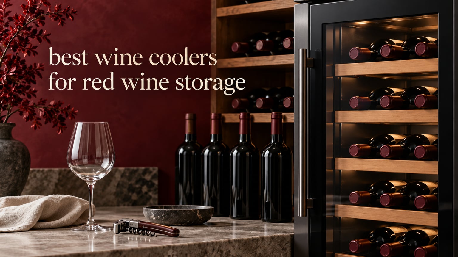 best wine coolers for red wine storage