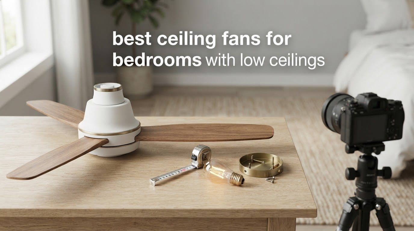 best ceiling fans for bedrooms with low ceilings