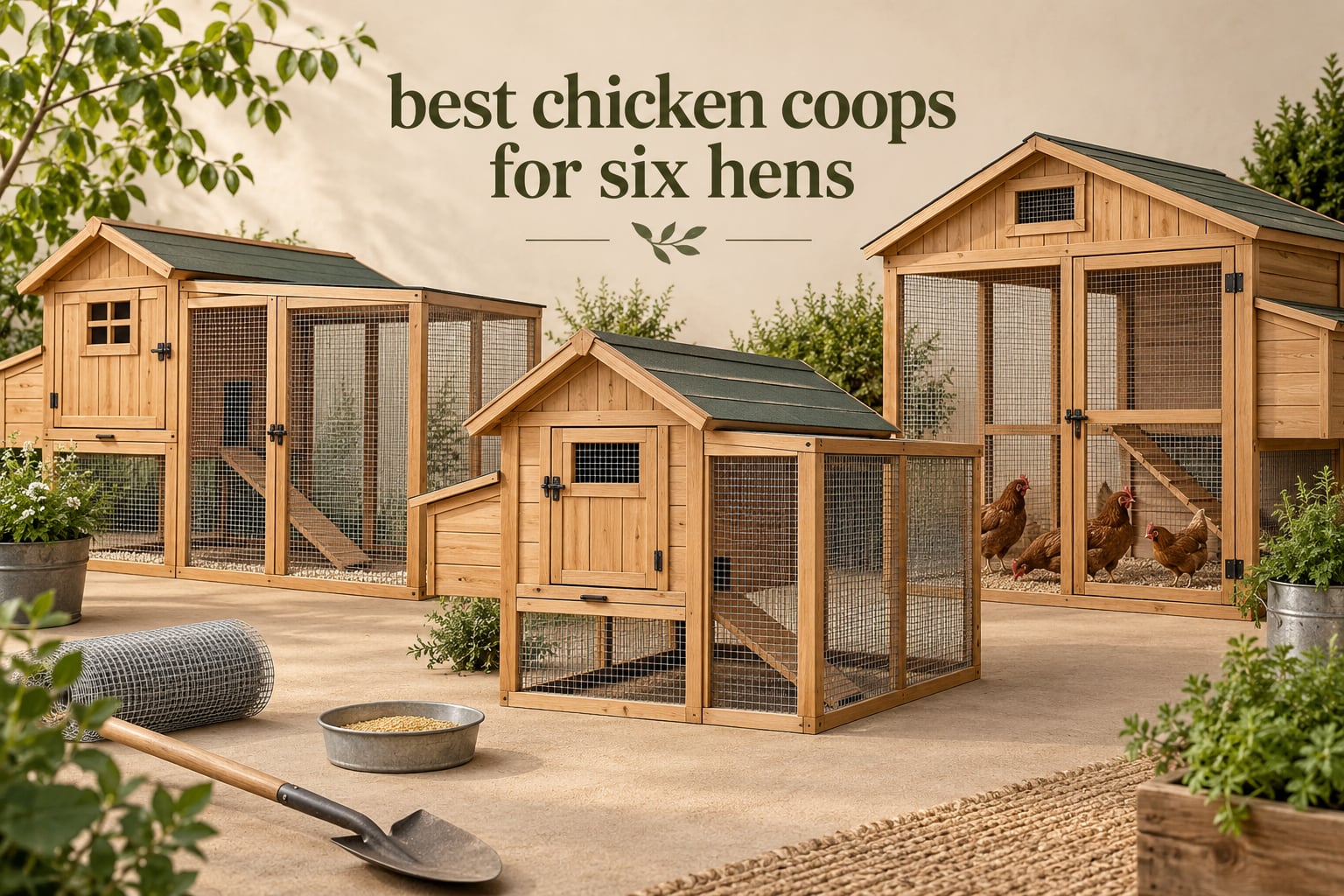 best chicken coops for six hens