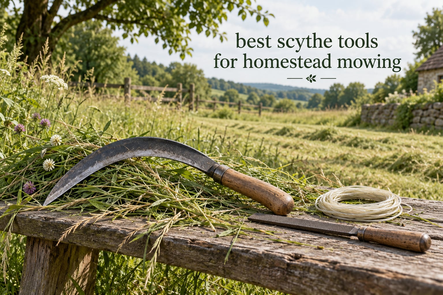 best scythe tools for homestead mowing