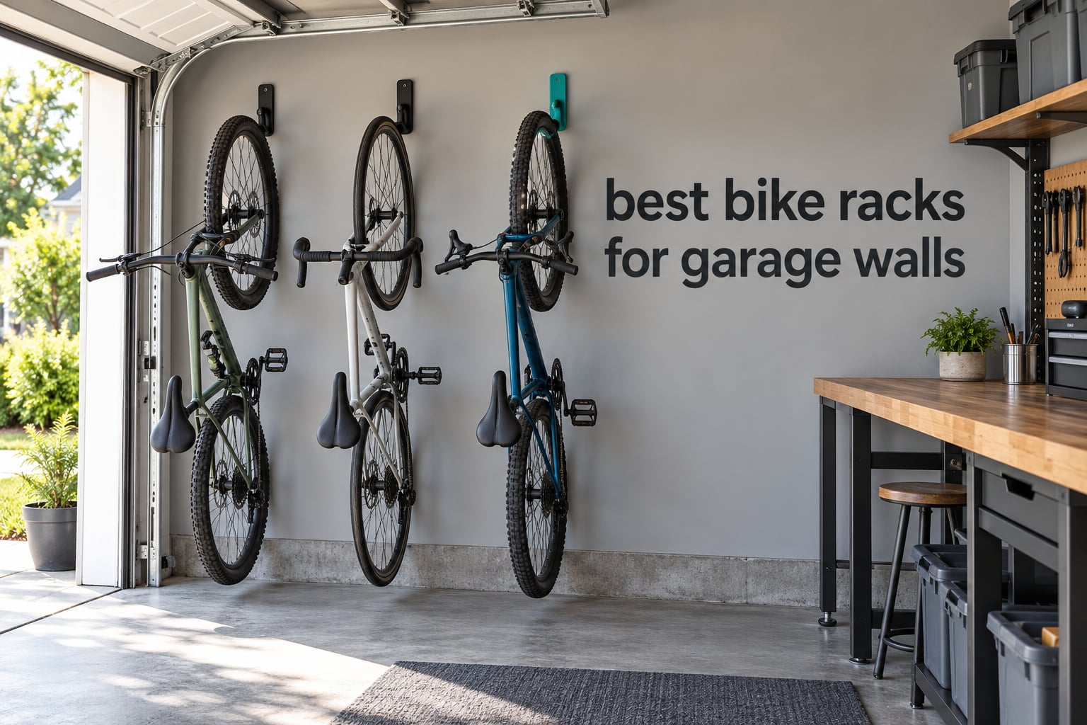 best bike racks for garage walls