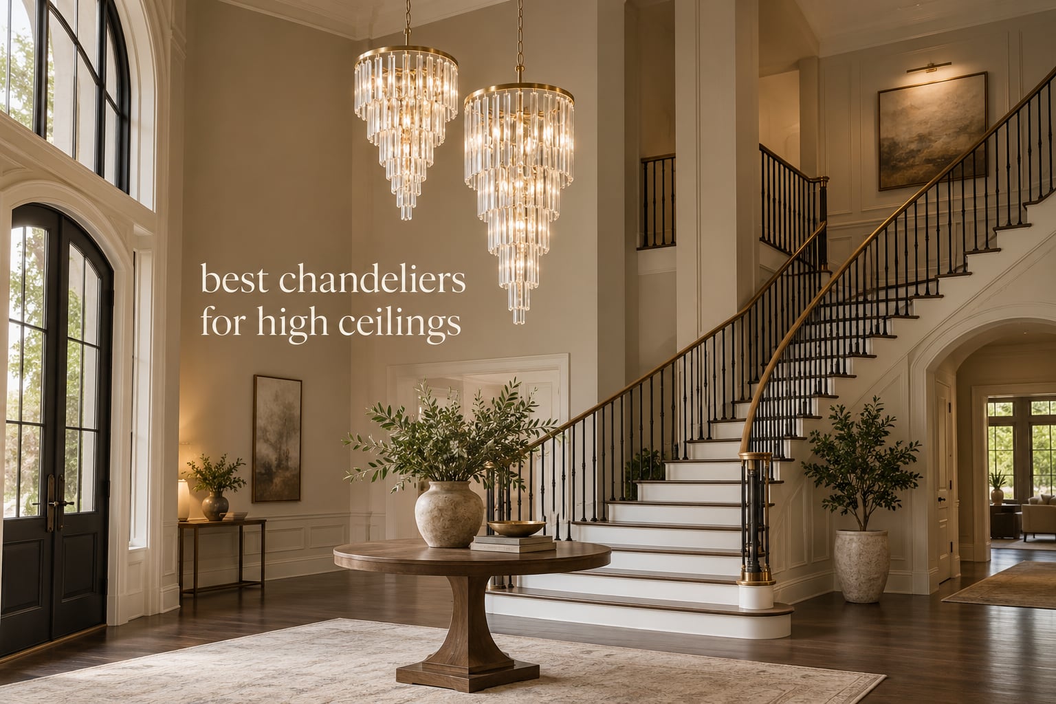 best chandeliers for high ceilings