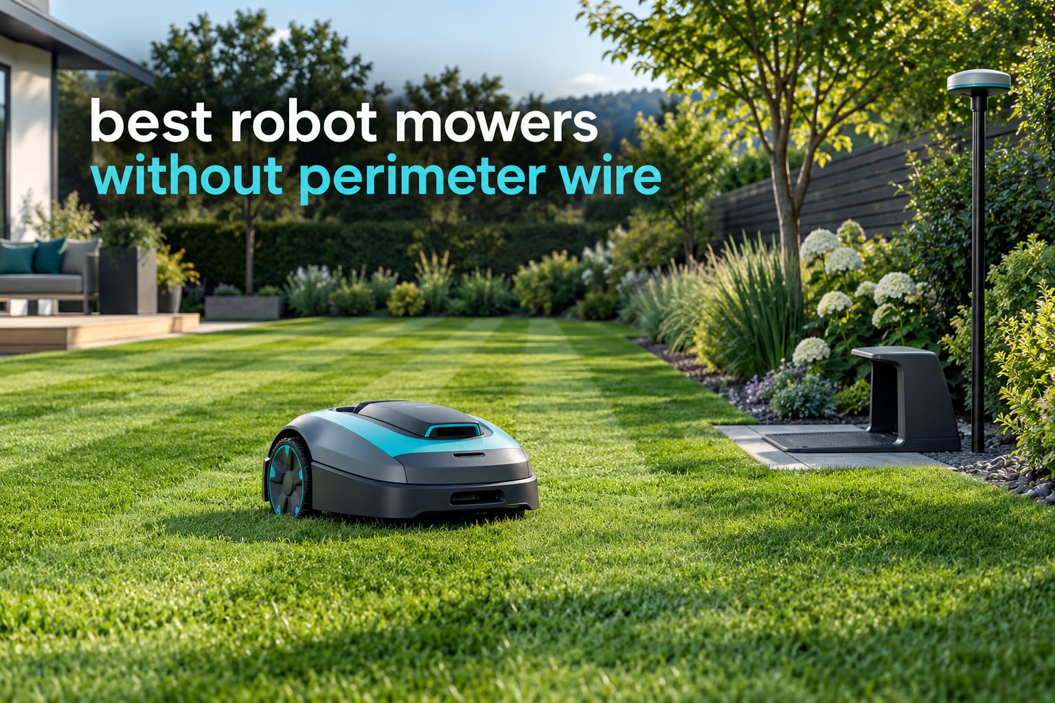 best robot mowers without perimeter wire