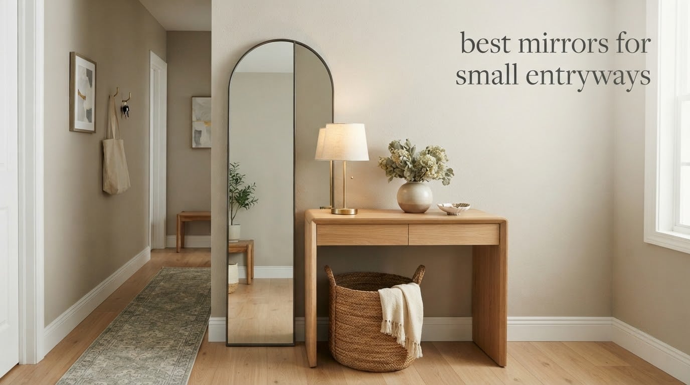 best mirrors for small entryways