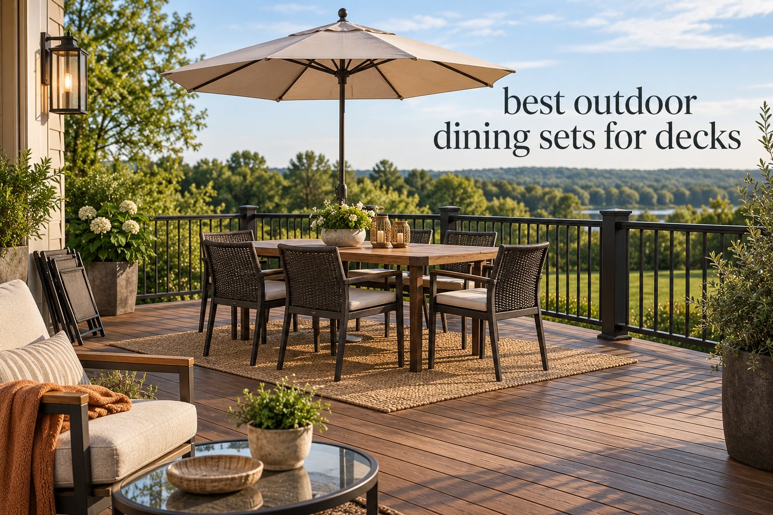 best outdoor dining sets for decks