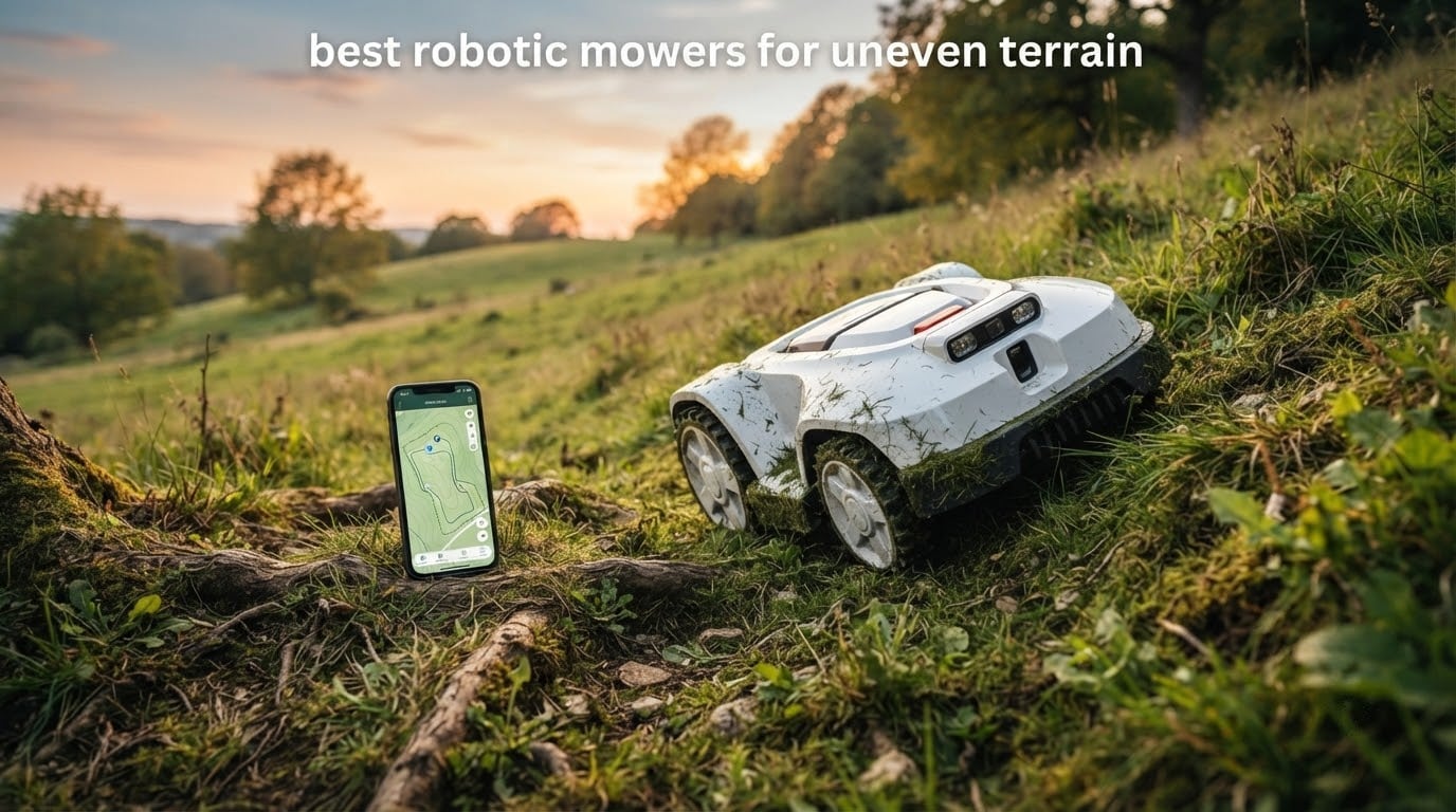 best robotic mowers for uneven terrain