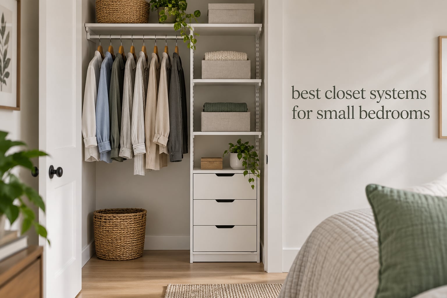 best closet systems for small bedrooms