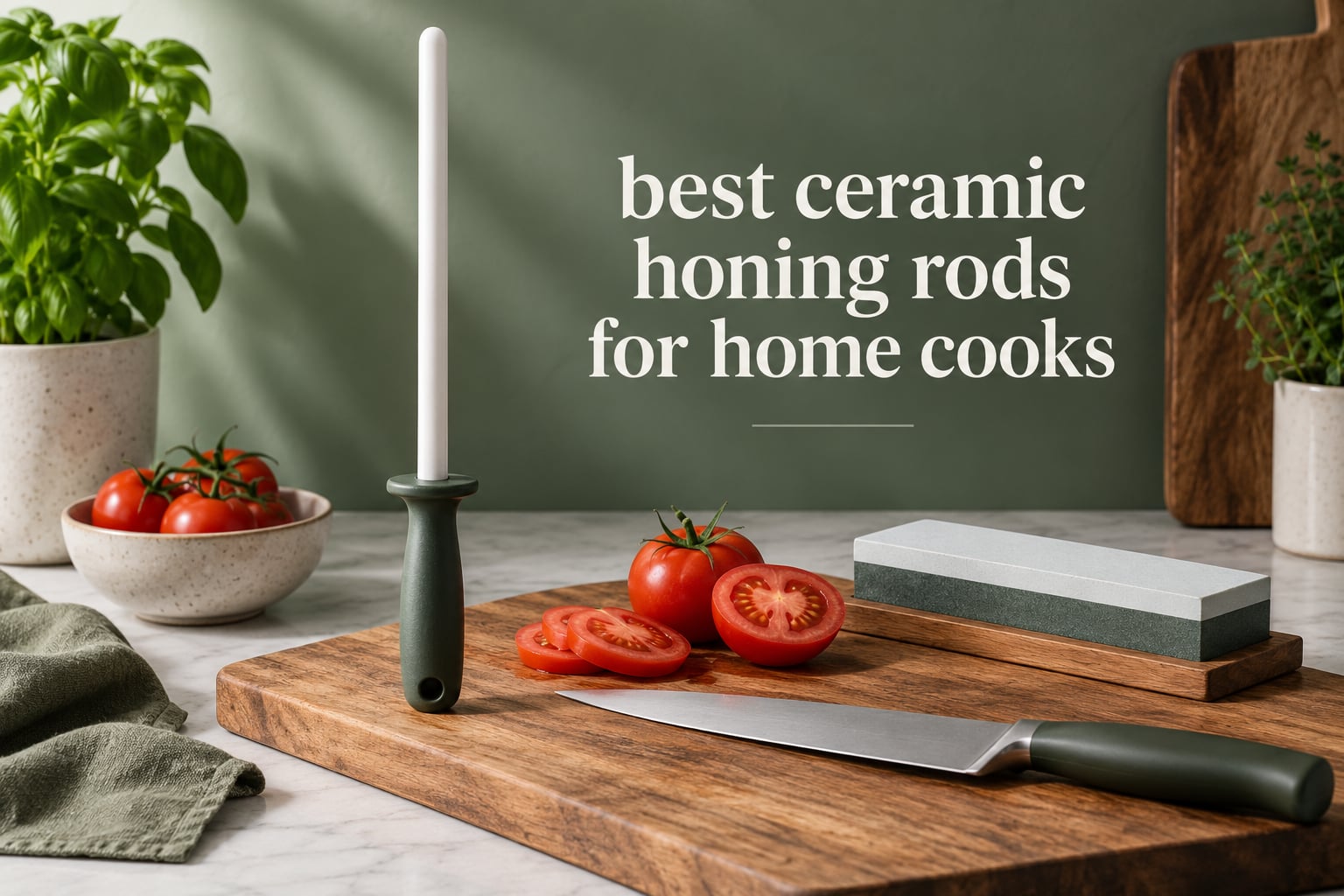 best ceramic honing rods for home cooks