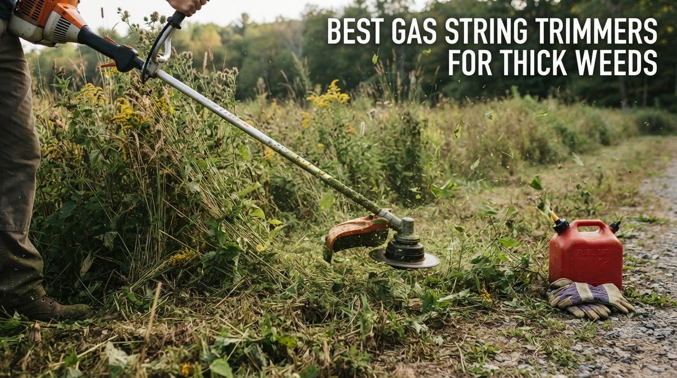 best gas string trimmers for thick weeds