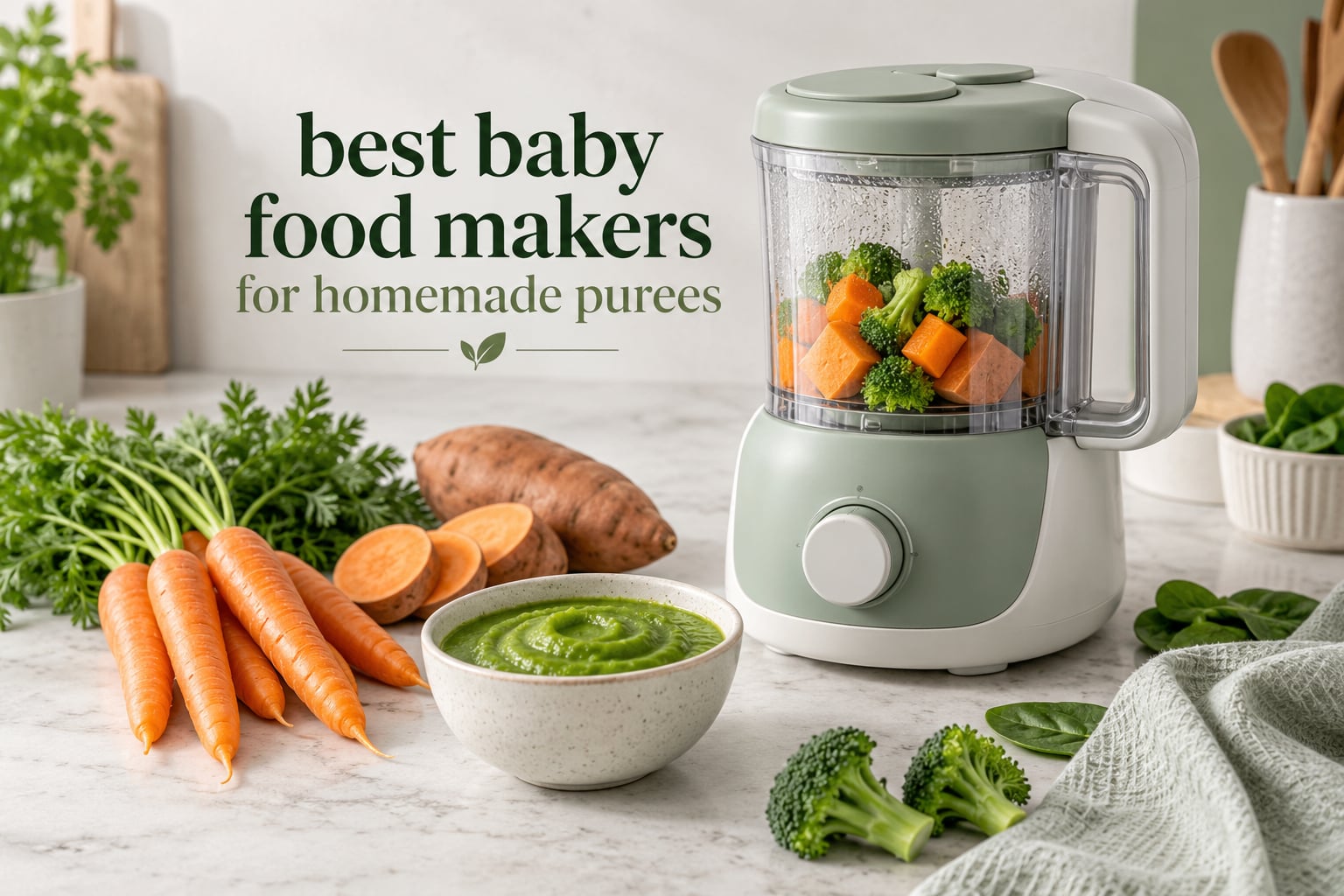 best baby food makers for homemade purees