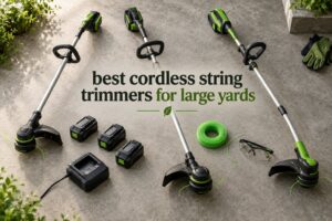 best cordless string trimmers for large yards