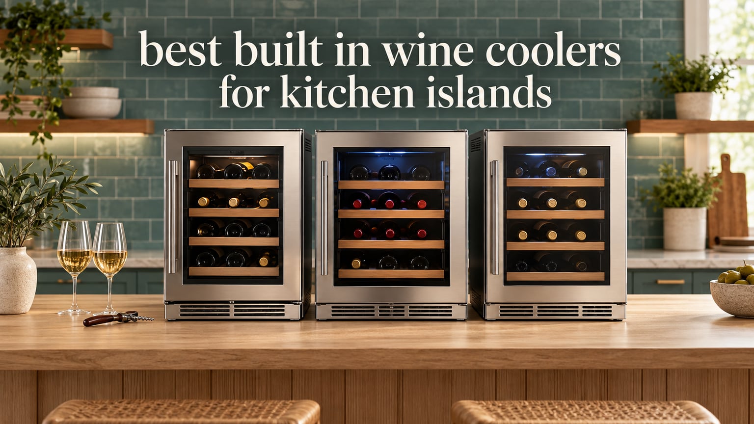 best built in wine coolers for kitchen islands
