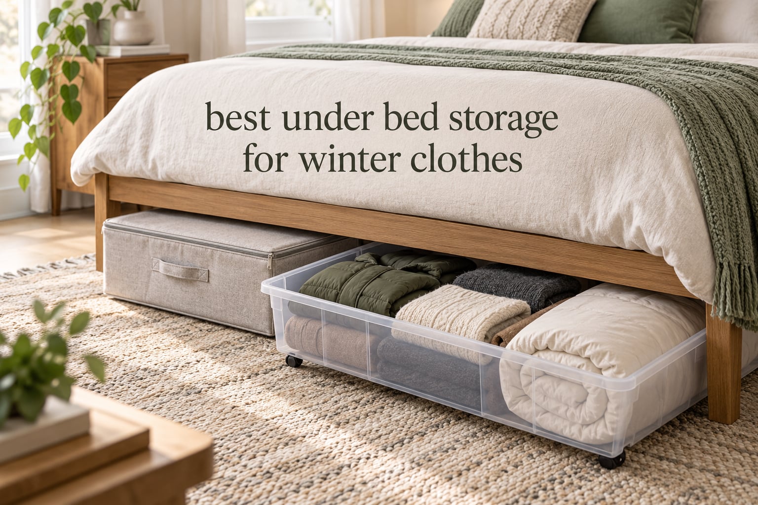 best under bed storage for winter clothes