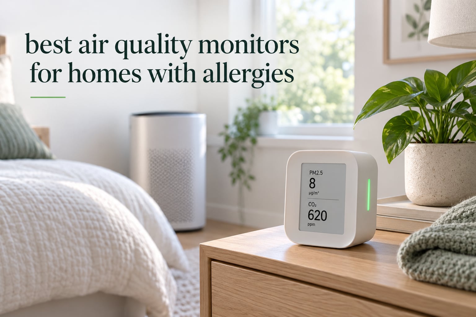 best air quality monitors for homes with allergies