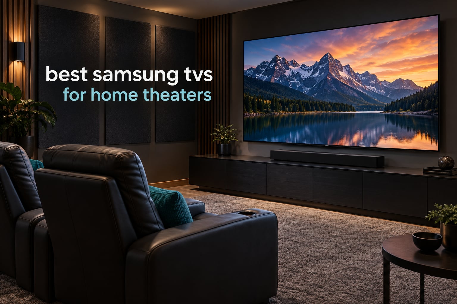 best samsung tvs for home theaters