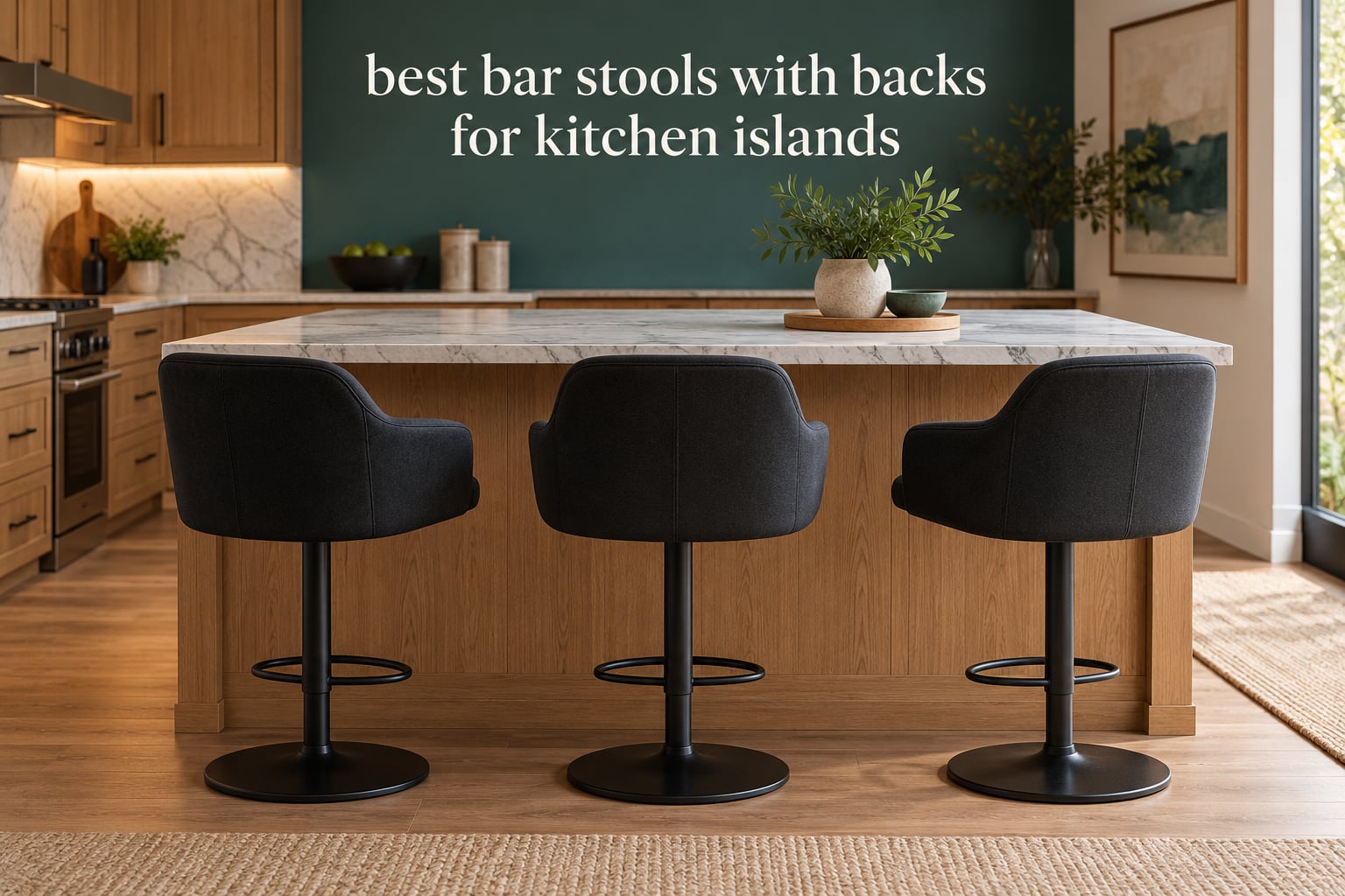 best bar stools with backs for kitchen islands