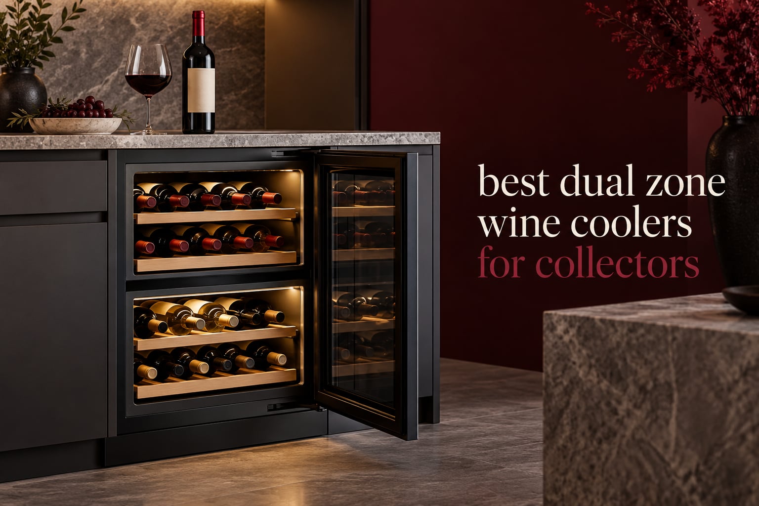 best dual zone wine coolers for collectors