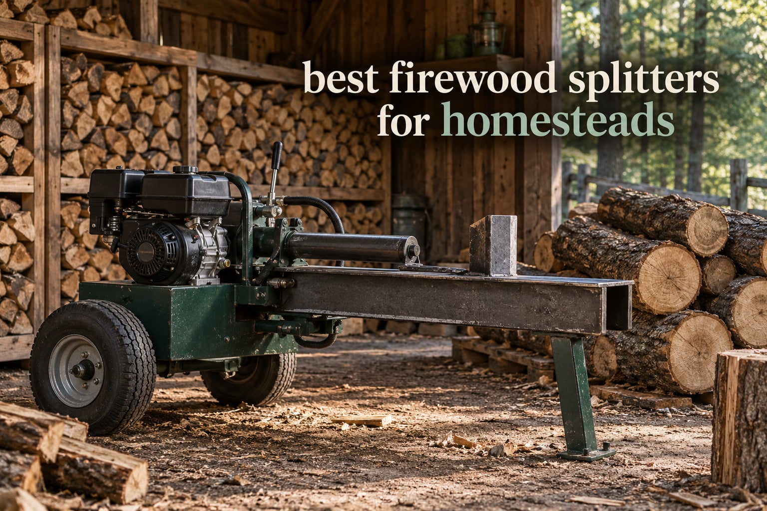 best firewood splitters for homesteads
