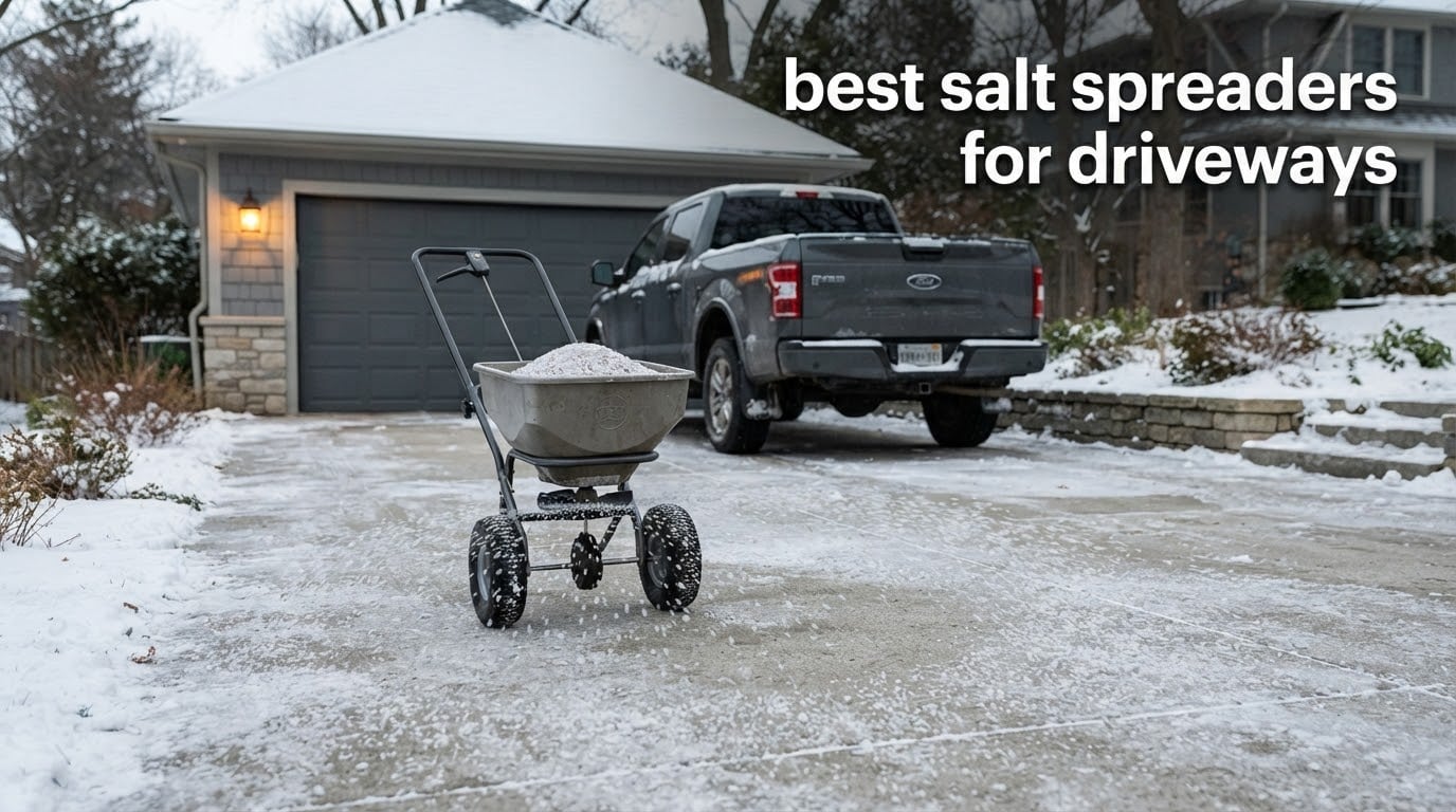 best salt spreaders for driveways