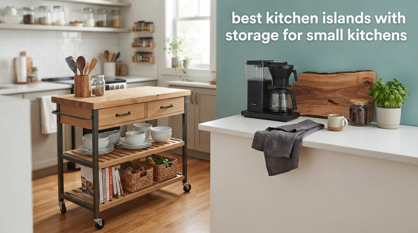 best kitchen islands with storage for small kitchens