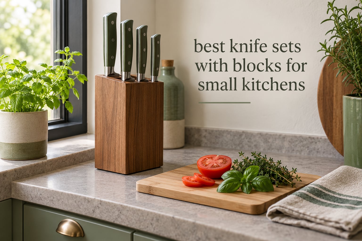 best knife sets with blocks for small kitchens