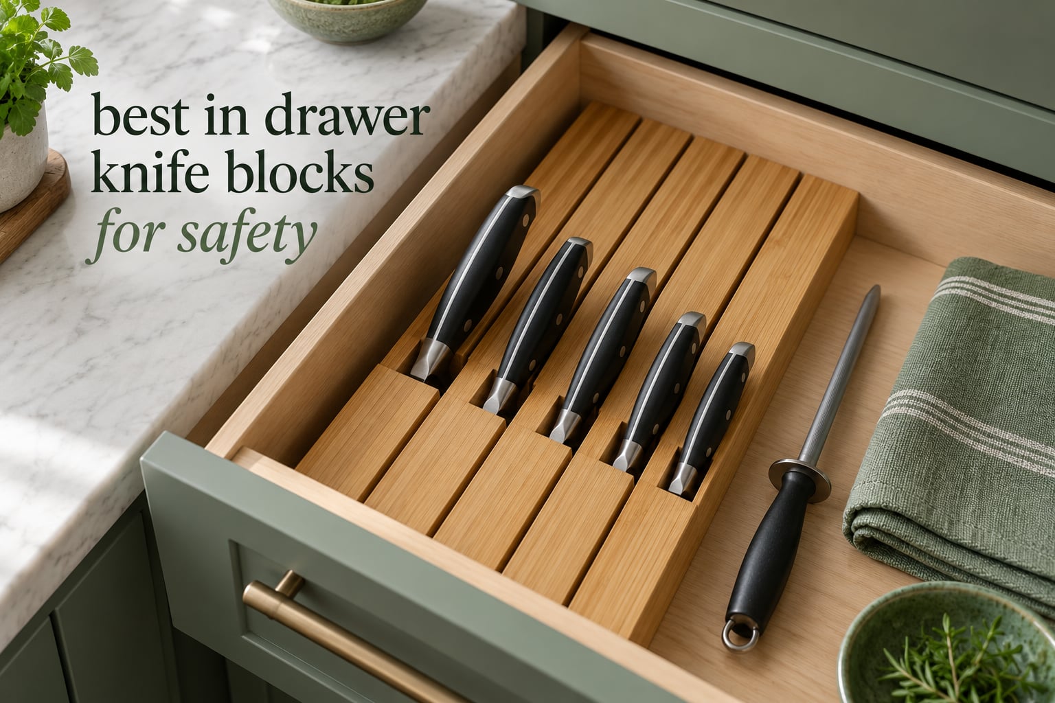 best in drawer knife blocks for safety