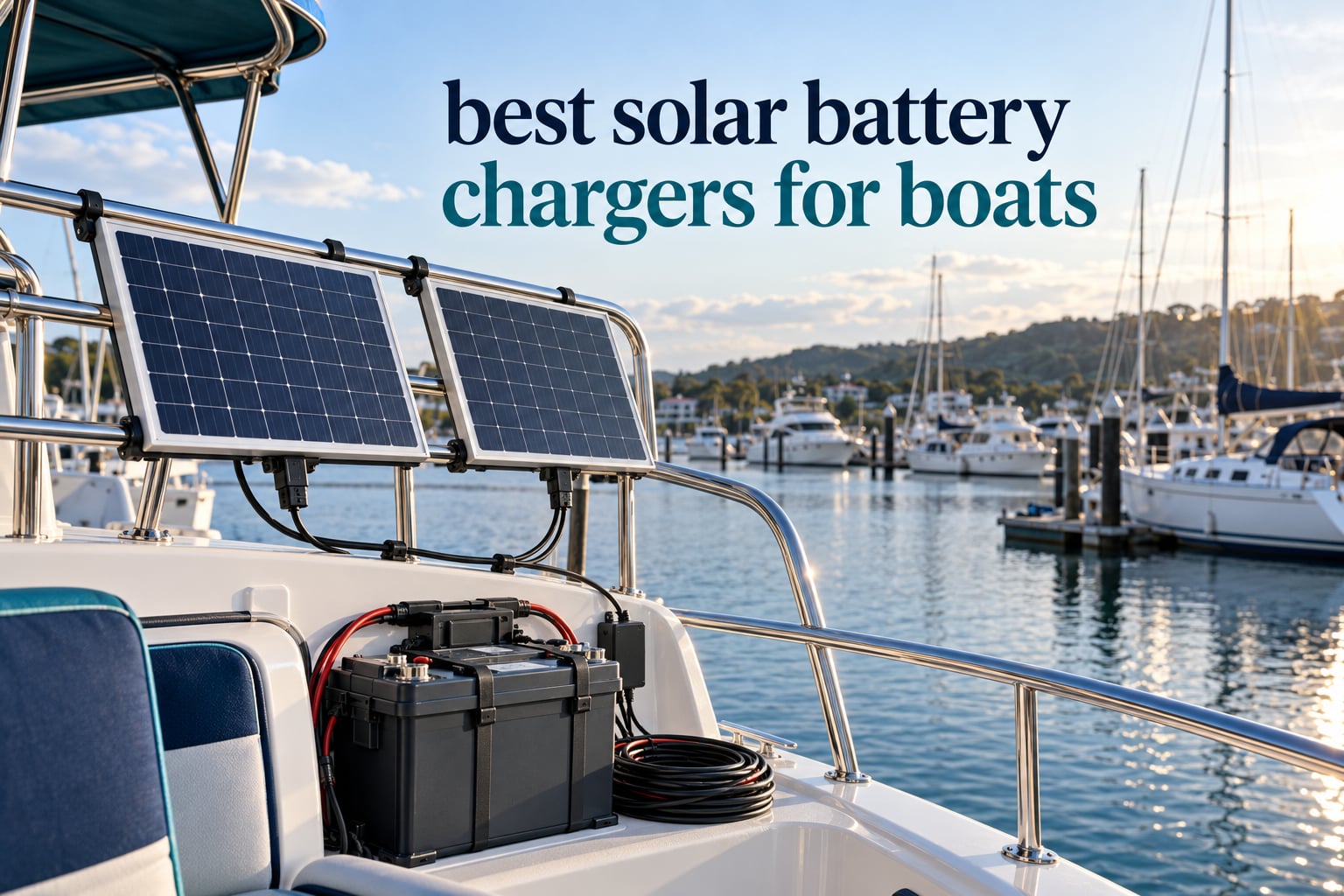 best solar battery chargers for boats