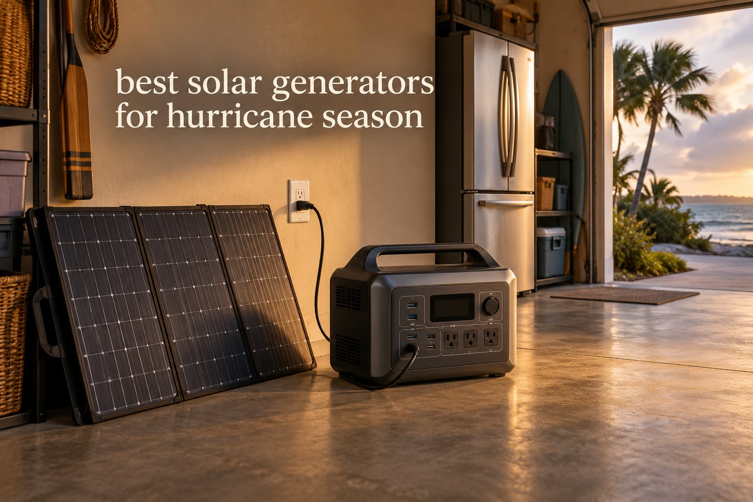 best solar generators for hurricane season