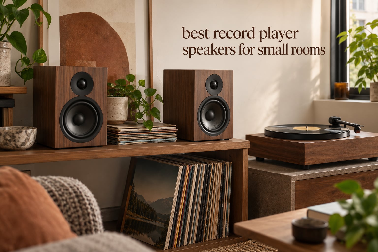 best record player speakers for small rooms
