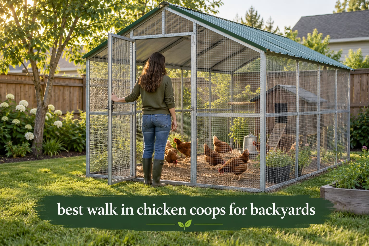 best walk in chicken coops for backyards