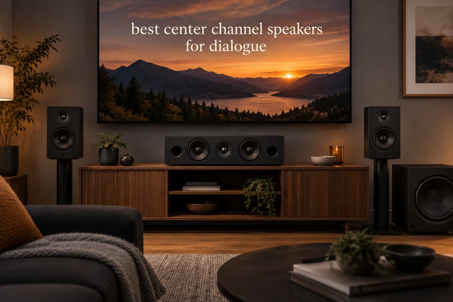 best center channel speakers for dialogue