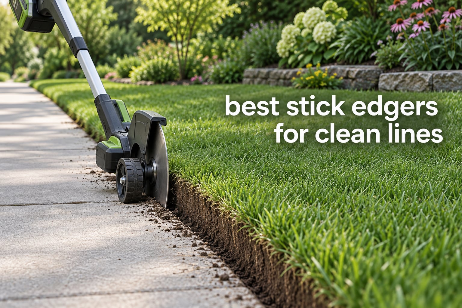 best stick edgers for clean lines