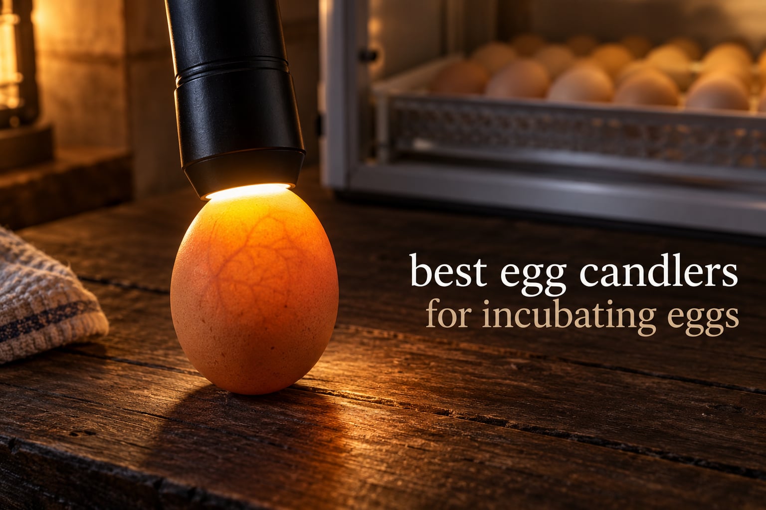 best egg candlers for incubating eggs