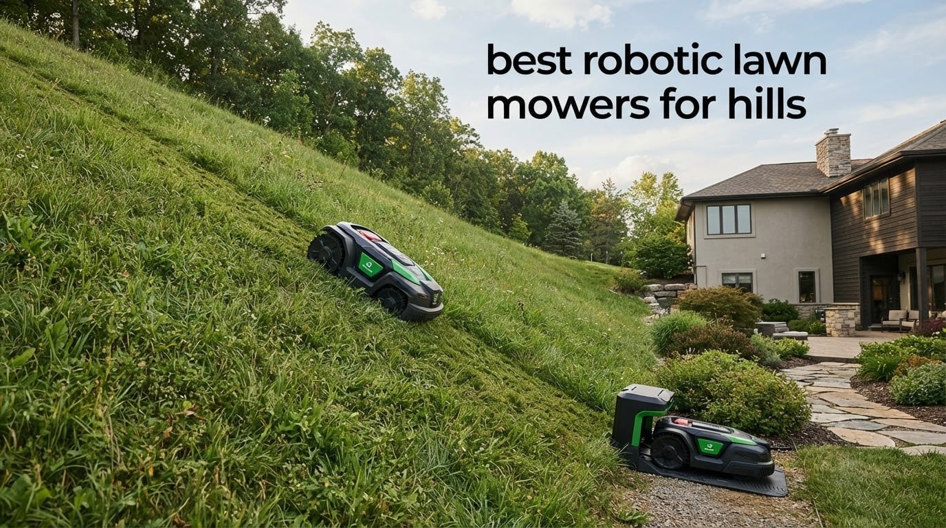 best robotic lawn mowers for hills