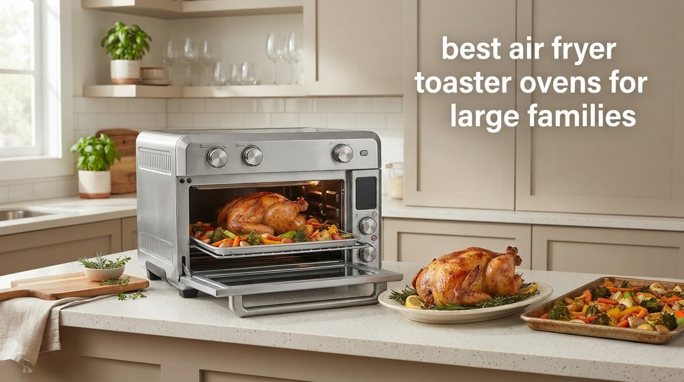 best air fryer toaster ovens for large families