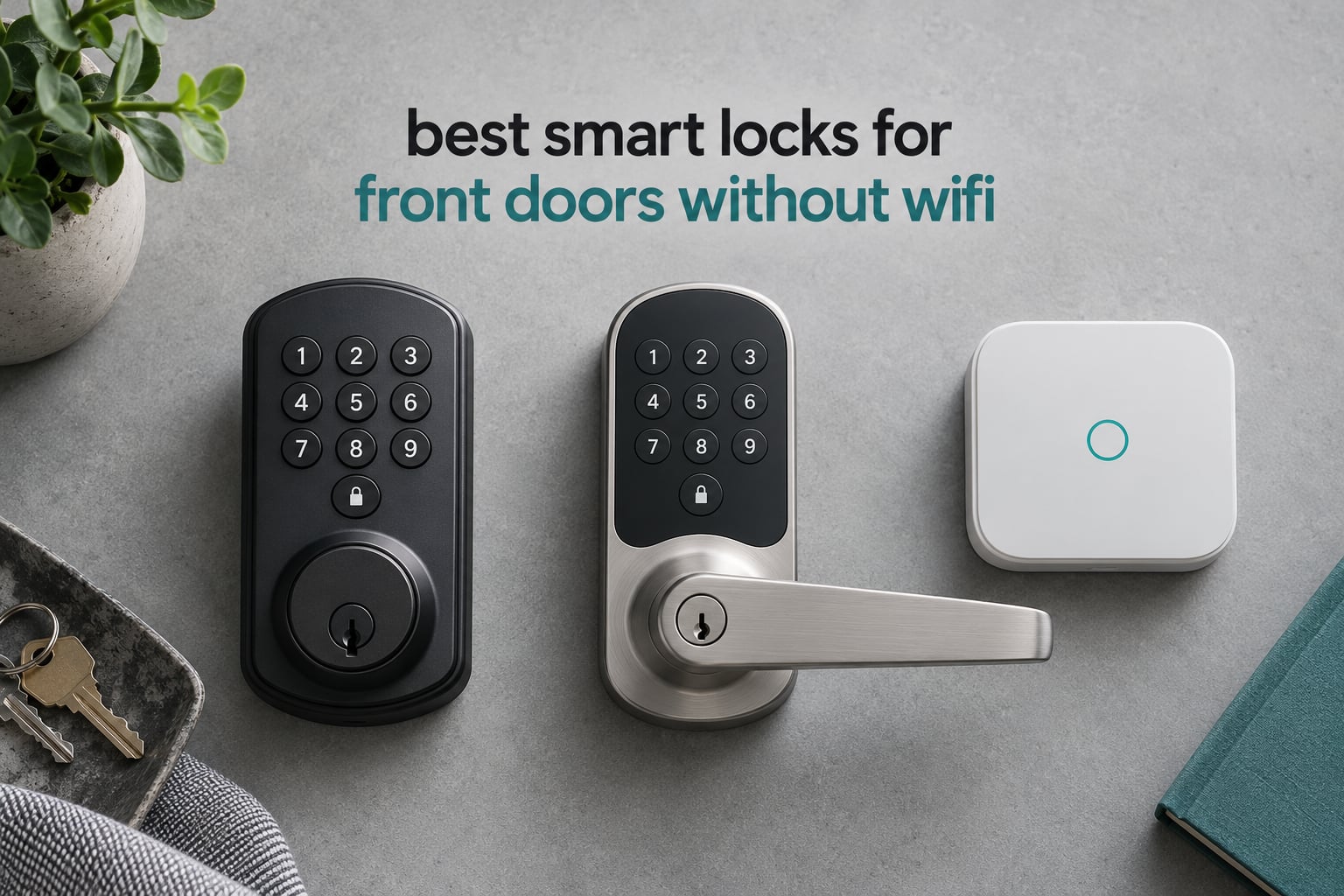 best smart locks for front doors without wifi