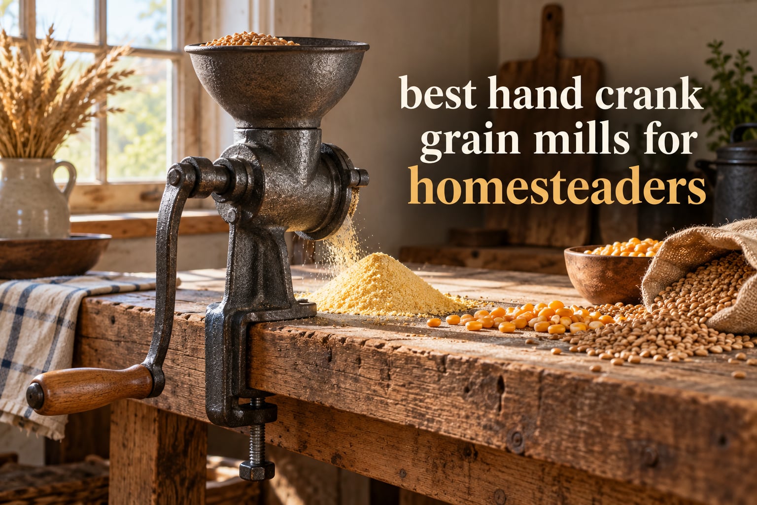 best hand crank grain mills for homesteaders